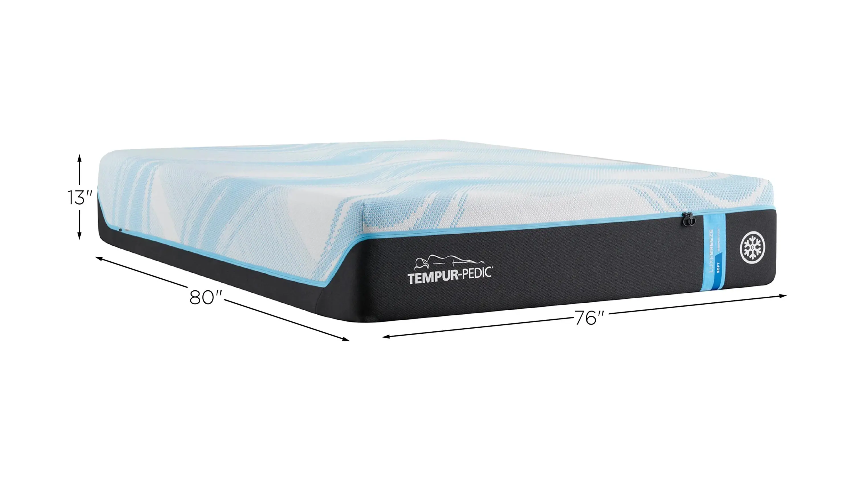 Tempur-Pedic LuxeBreeze 2.0 Soft Memory Foam Mattress - Thumbnail 5