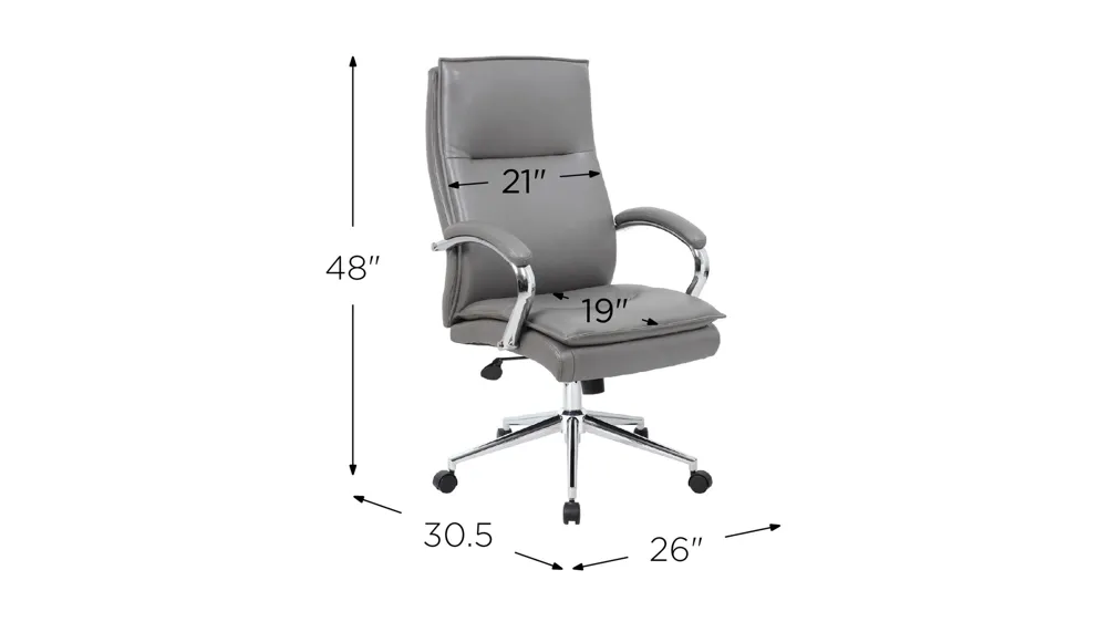 Selador Executive Office Chair Dimensions