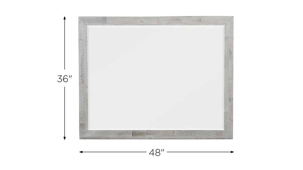 Alexandra Solid Wood Beveled Glass Mirror Dimensions