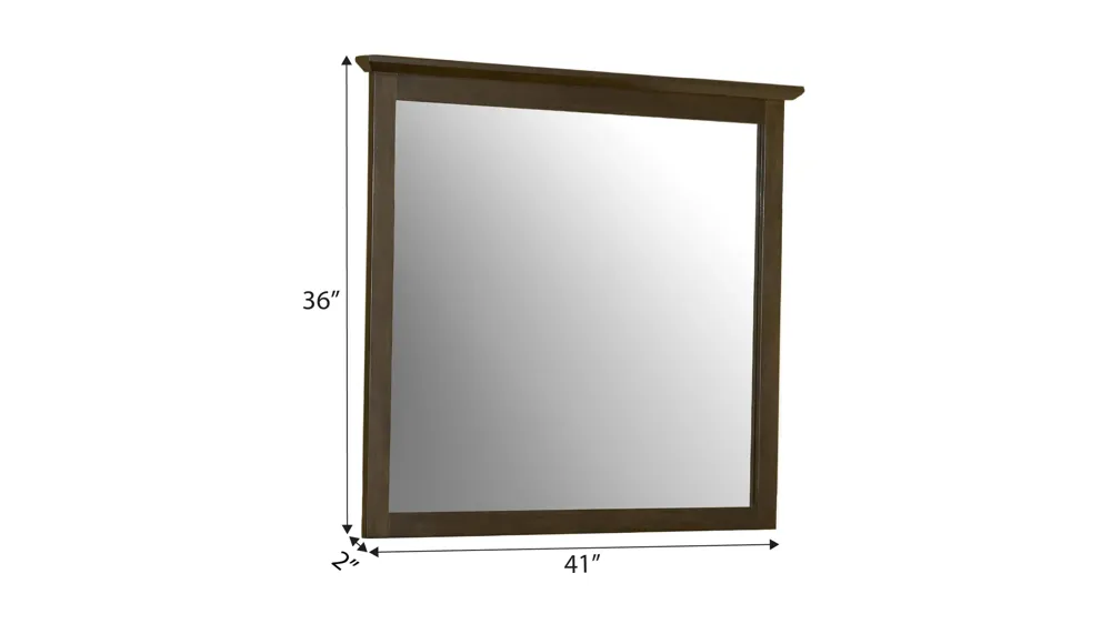 Tompkins Bedroom Dresser Mirror Dimensions