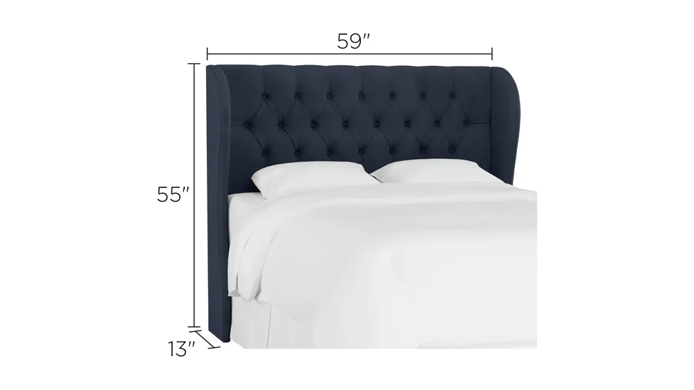 Thayer Wingback Headboard Dimensions