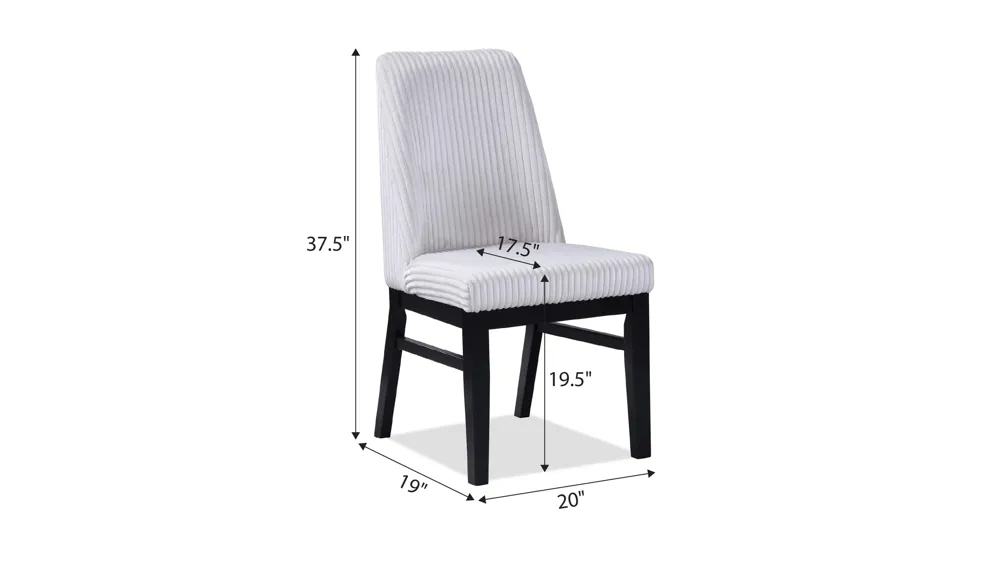Hadley Side Chair - Set 2 Dimensions