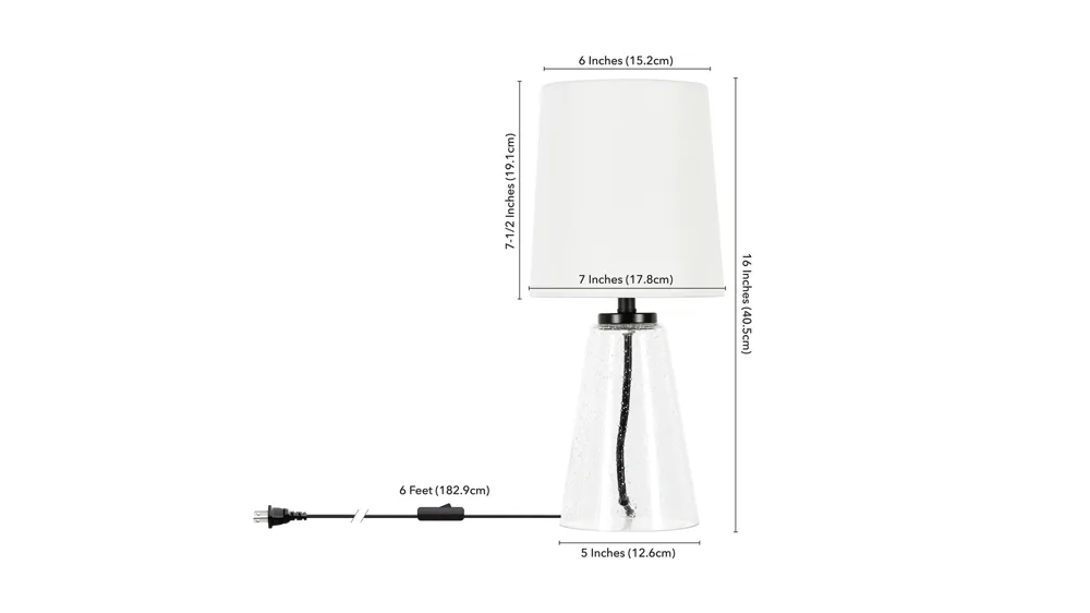 Quimby Mini Lamp Dimensions