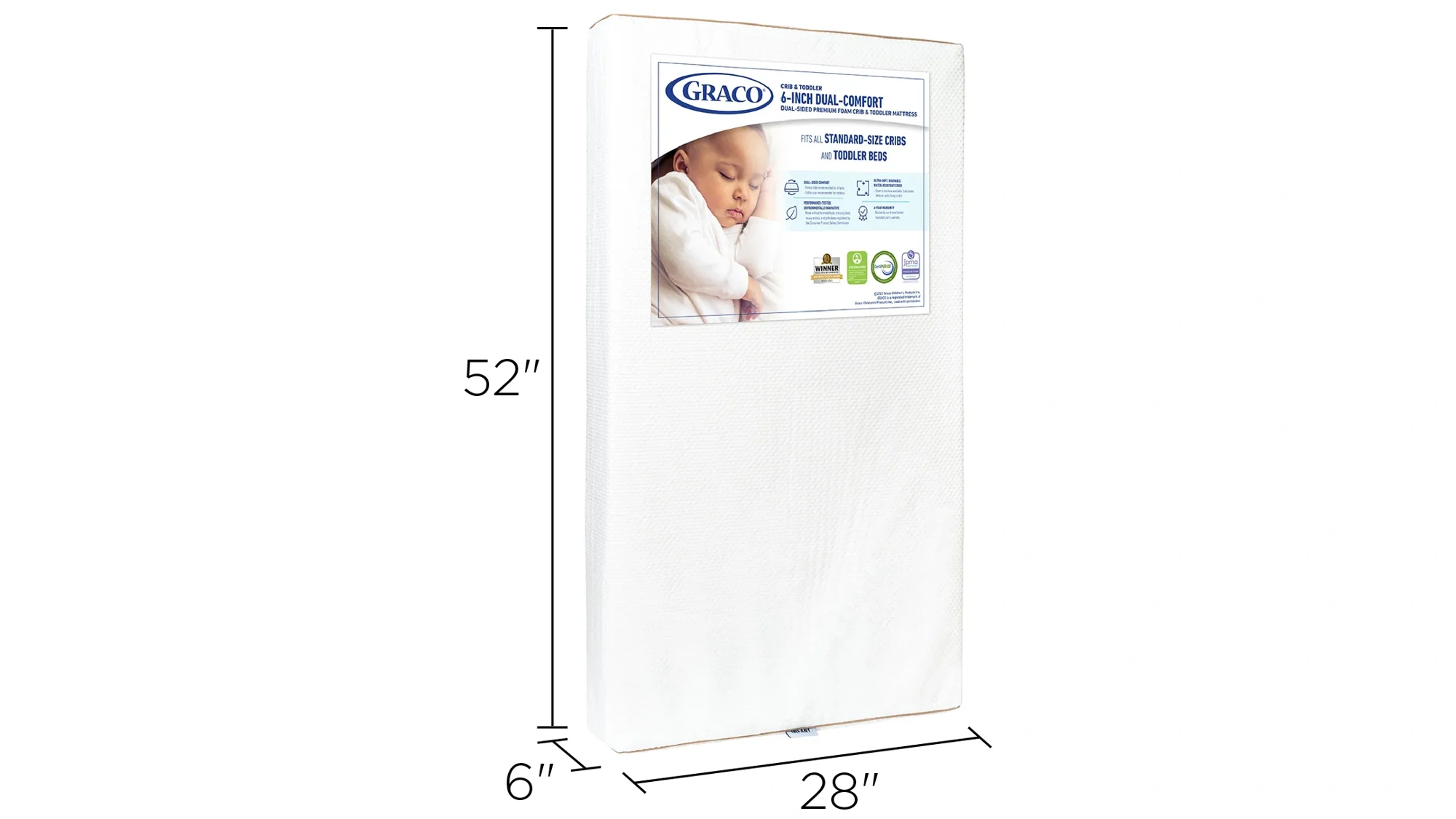 Graco memory foam crib mattress 2025