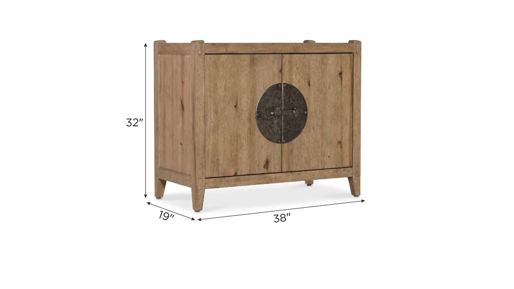 Vineyard Row Two Door Nightstand Dimensions