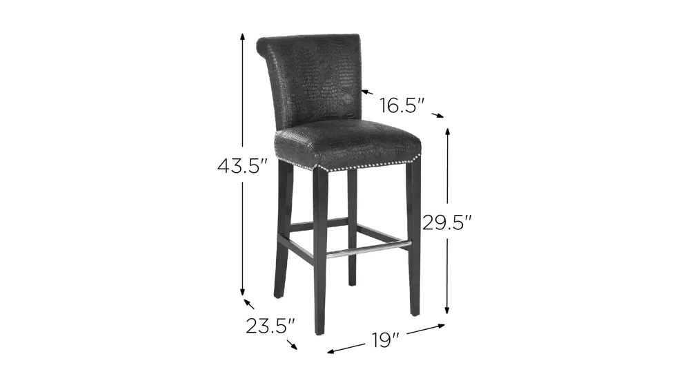 Seth Bar Stool Dimensions