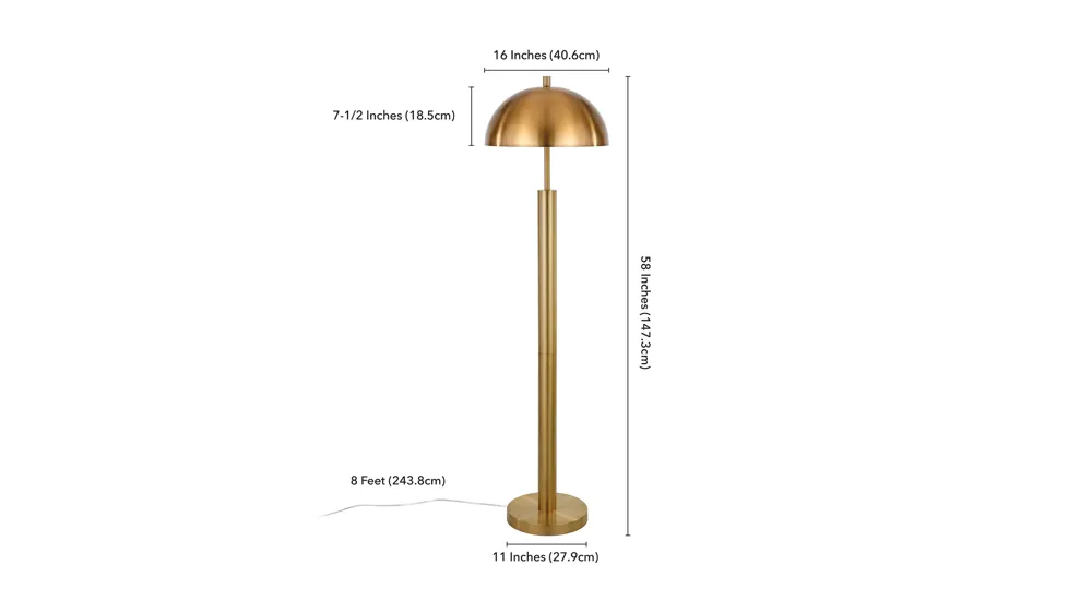 Vera Floor Lamp Dimensions
