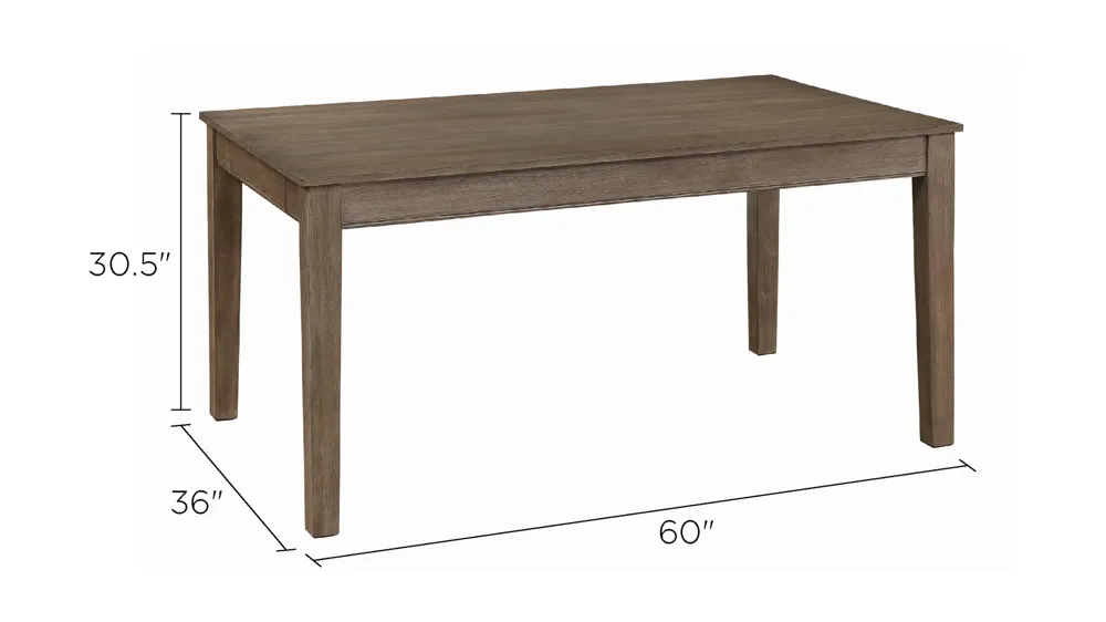 Brim Dining Room Table Dimensions