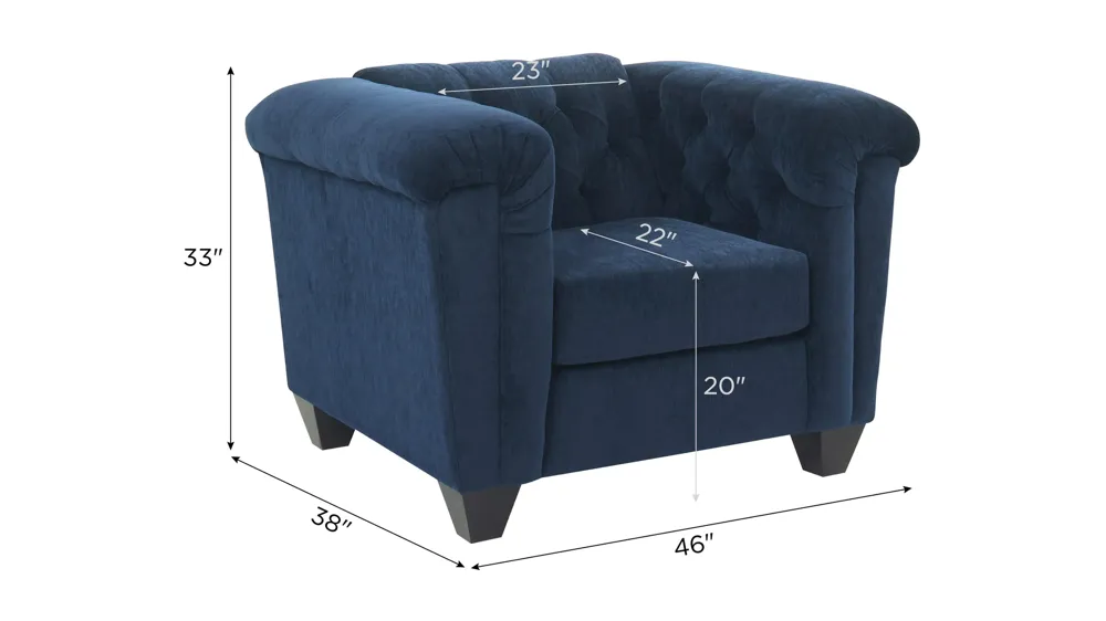 Lush Chair Dimensions