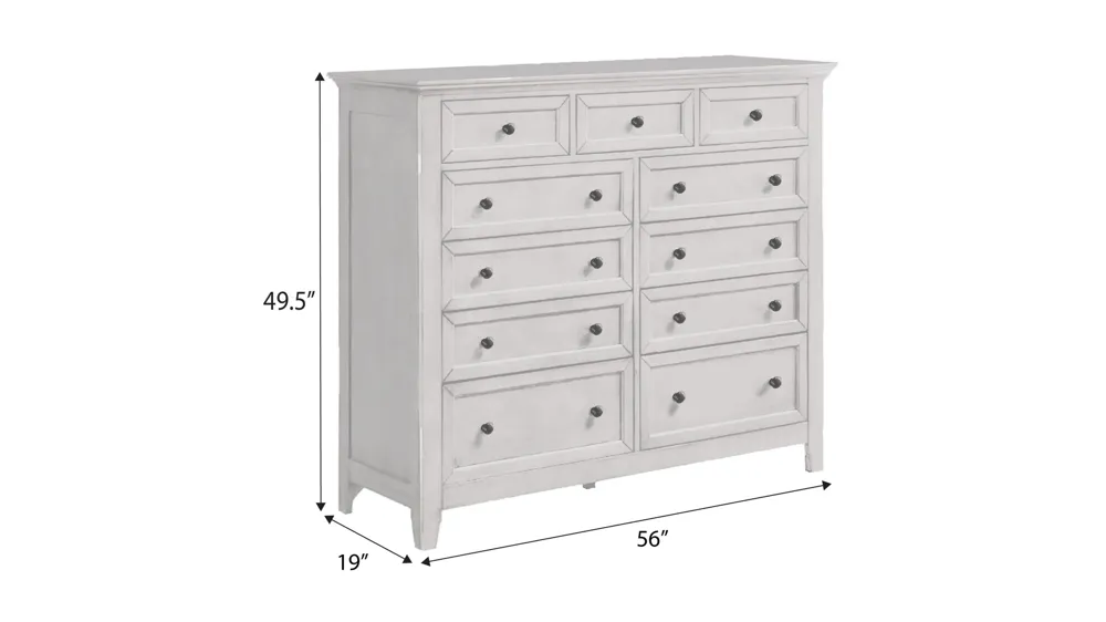 San Mateo Gentlemen's Chest Dimensions