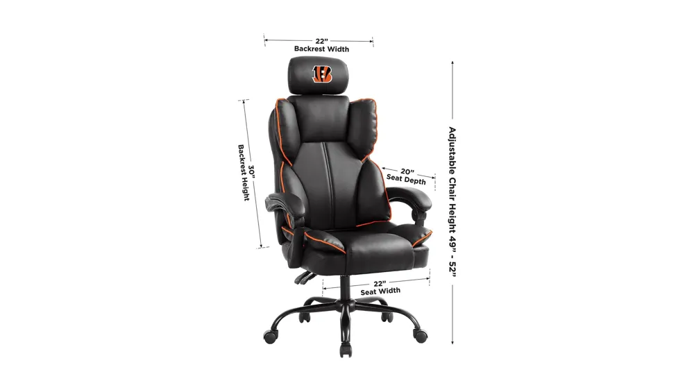 NFL Office Champ Chairs Dimensions