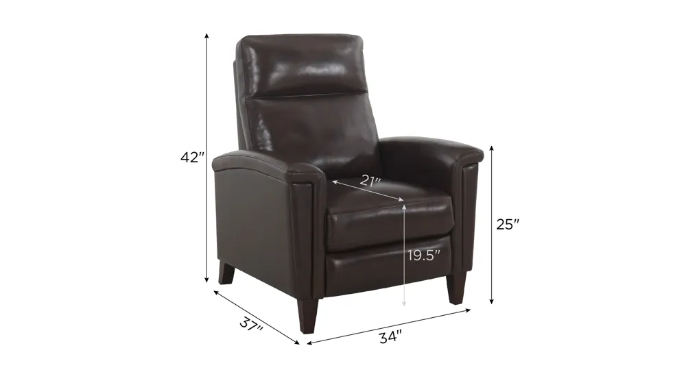 Nigel Push Back Recliner Dimensions