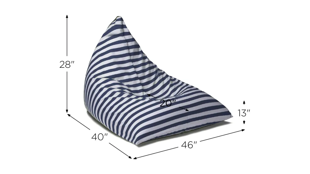 Rami Outdoor Bean Bag Chair Dimensions