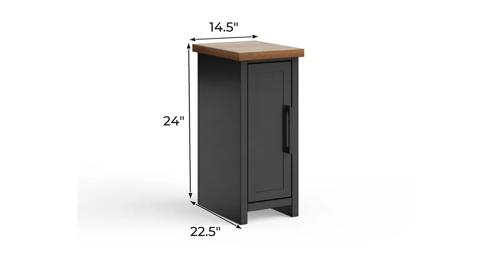 Essex ChairsideTable Dimensions