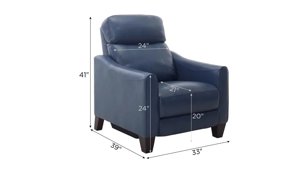 Mullican Zero Gravity Power Recliner w/ Power Headrest Dimensions