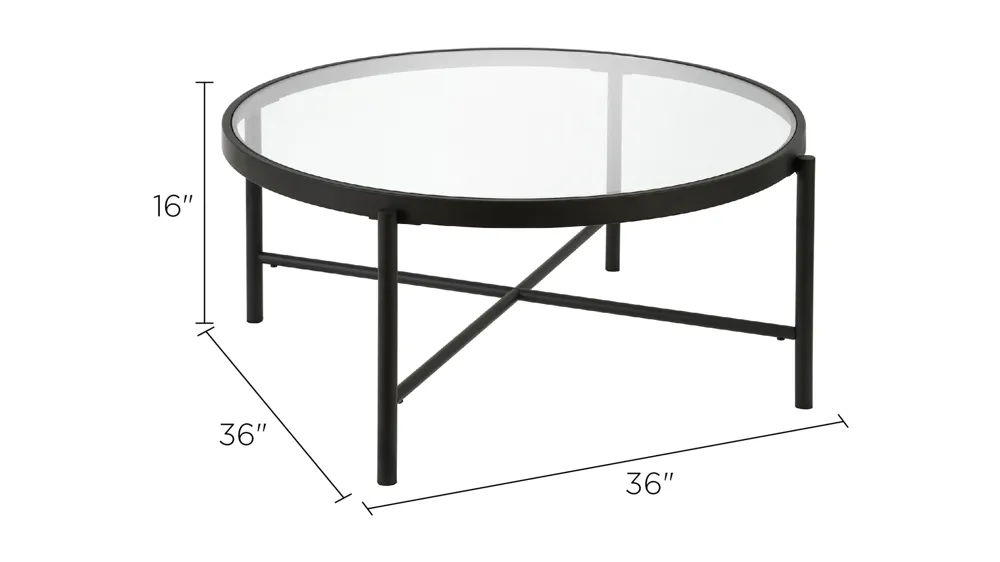 Duxbury Round Coffee Table Dimensions
