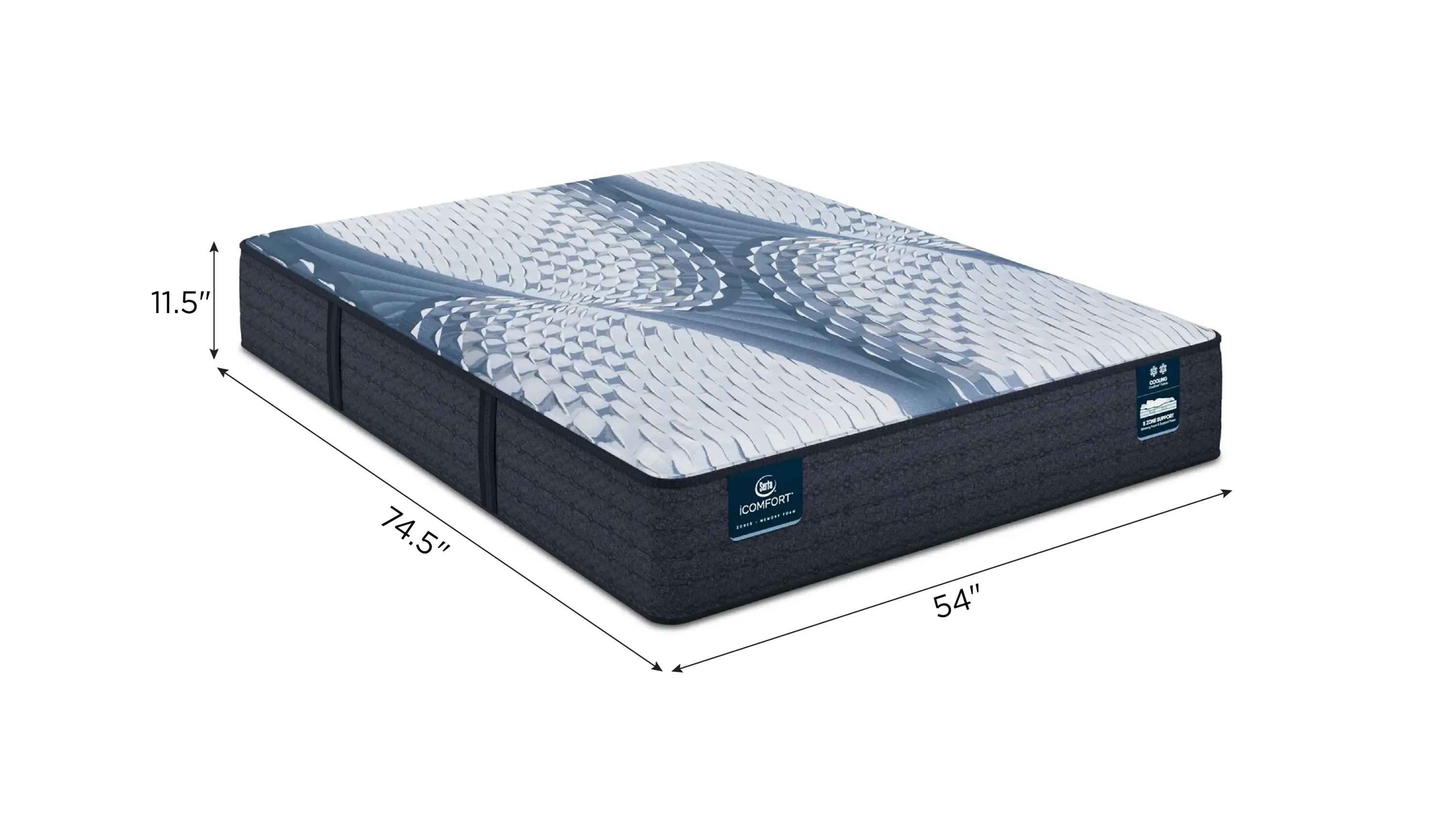 Serta iComfort Elana Firm 11.5" Mattress - Thumbnail 4
