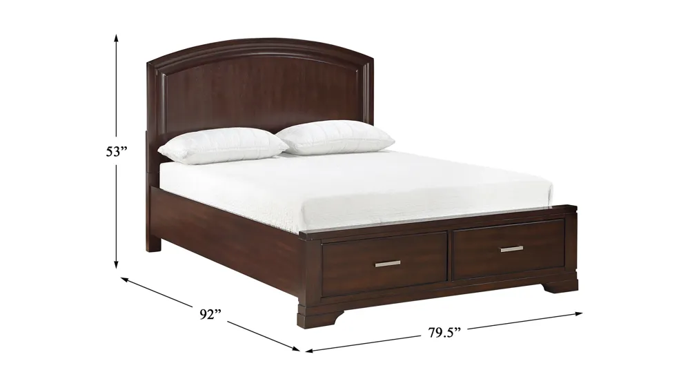 Wittenberry Storage Bed Dimensions