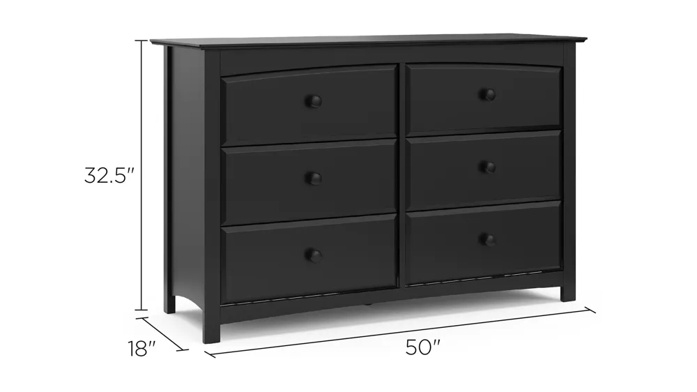 Kenton 6-Drawer Dresser Dimensions