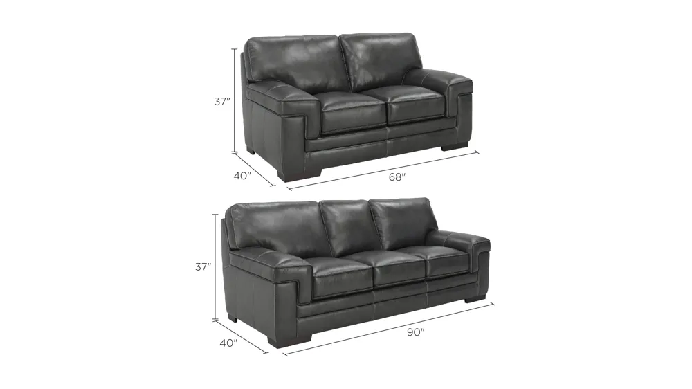 Colton Living Room Set Dimensions