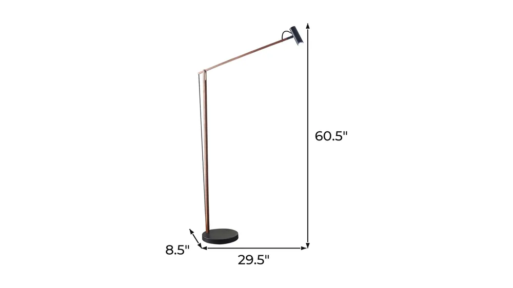 Crane LED Floor Lamp Dimensions