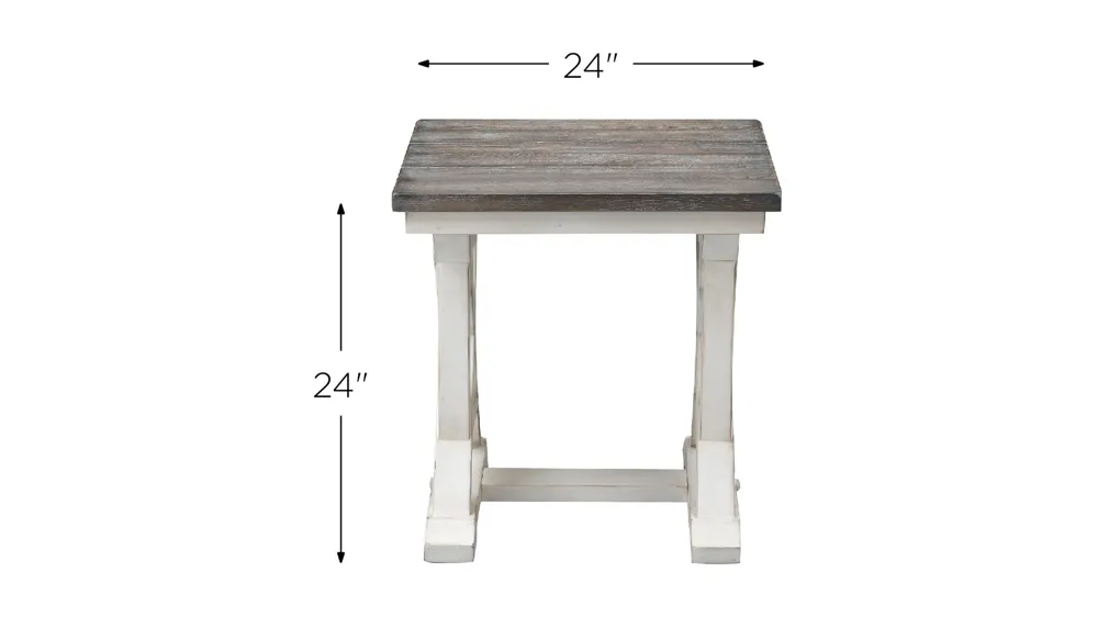 Bar Harbor End Table Dimensions