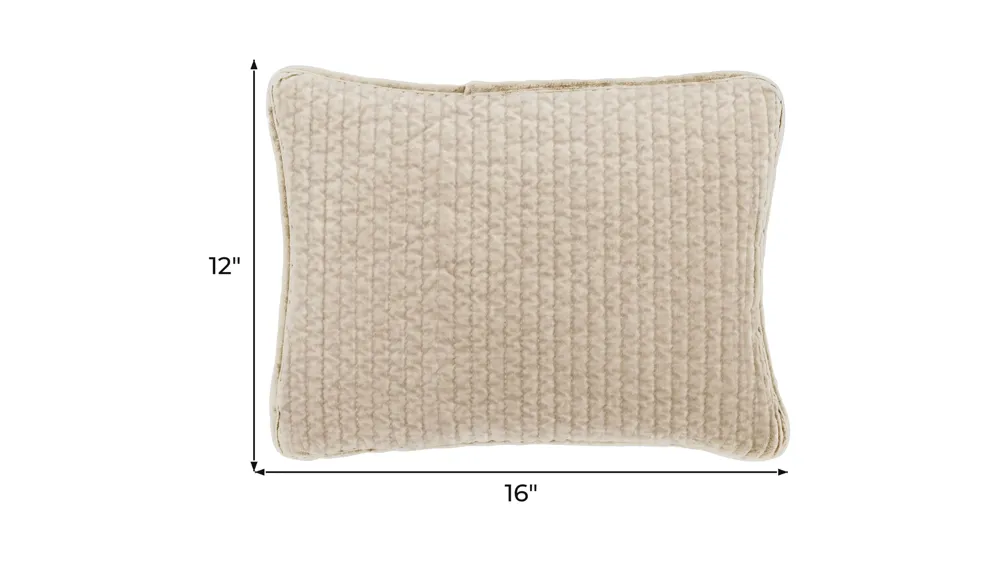 Stonewashed 12" x 16" Boudoir Pillow Dimensions