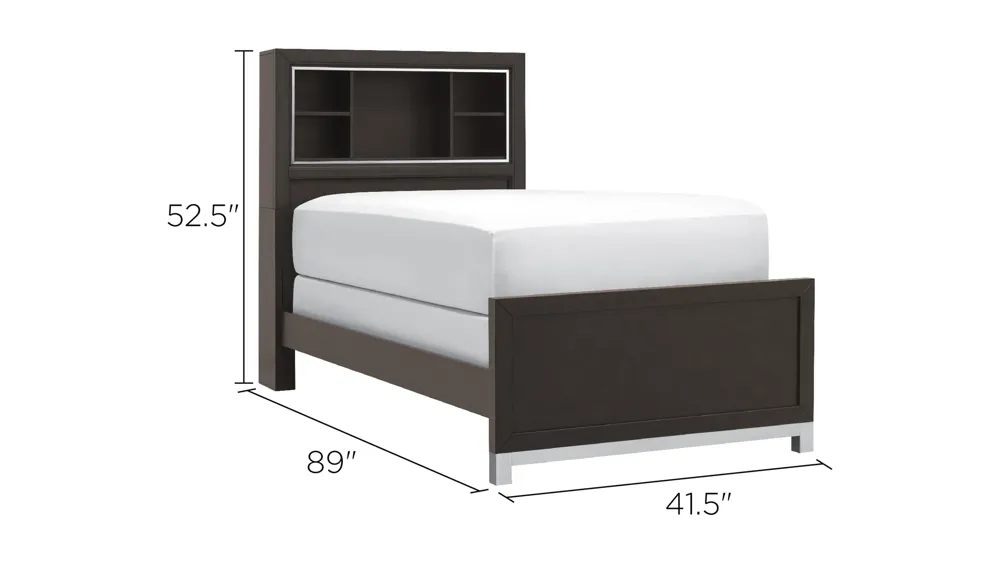 Wiley Bookcase Bed Dimensions