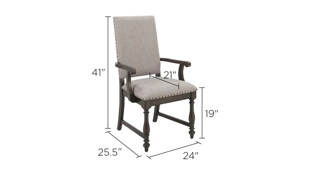 Montane Dining Armchair Dimensions