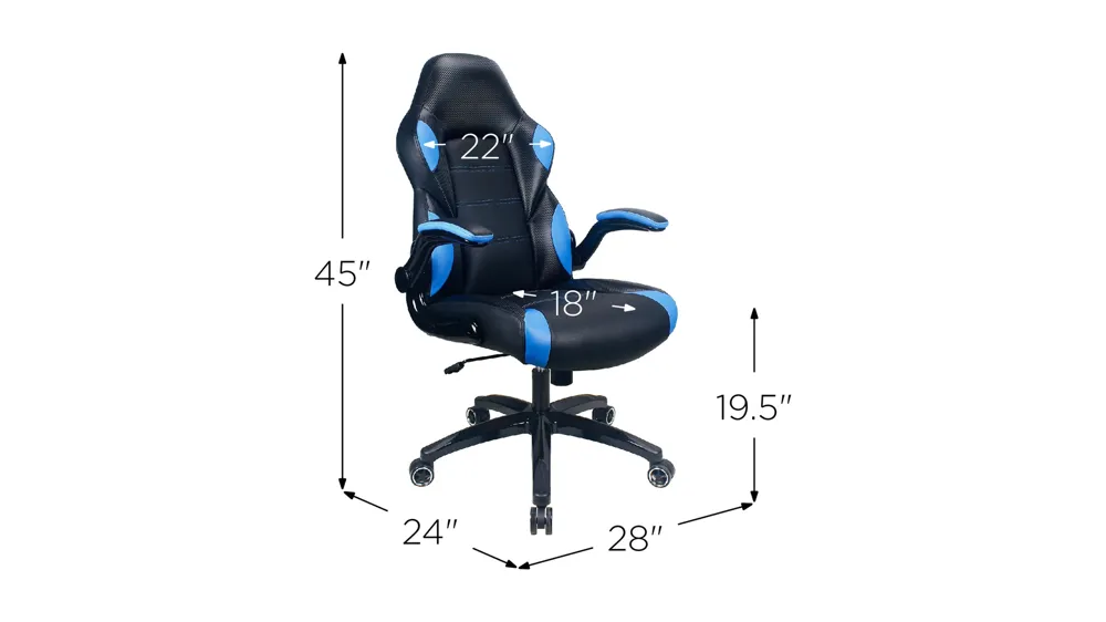 PLAYR Gaming Chair Dimensions