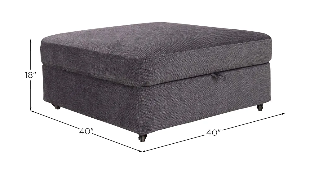 Talan Storage Ottoman Dimensions