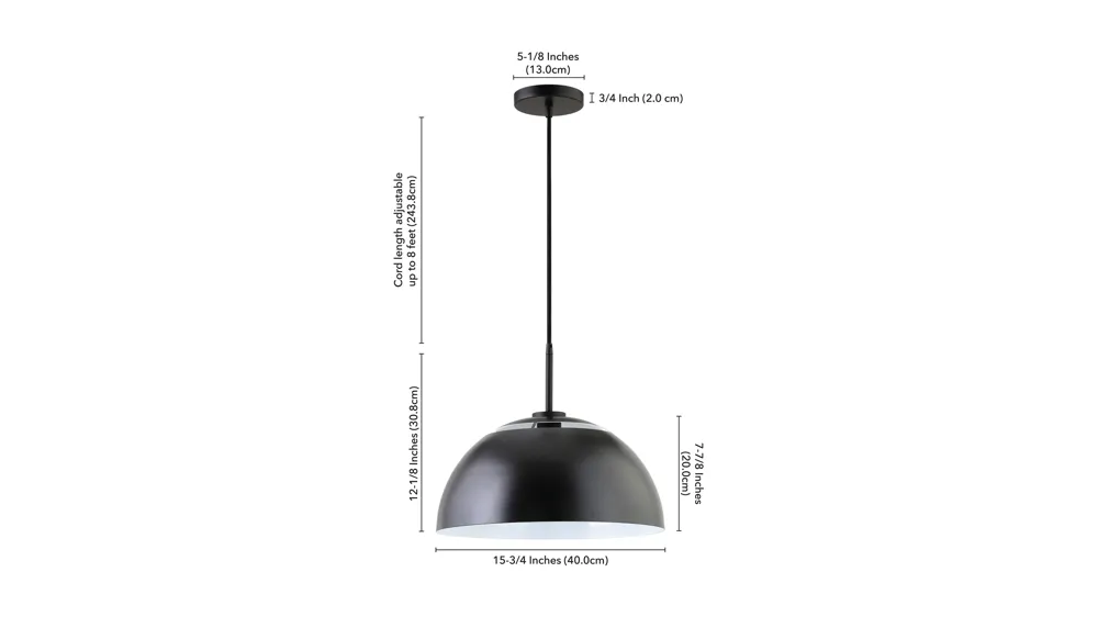 Errol Pendant Dimensions