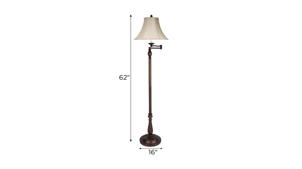 Swing Arm Floor Lamp Dimensions