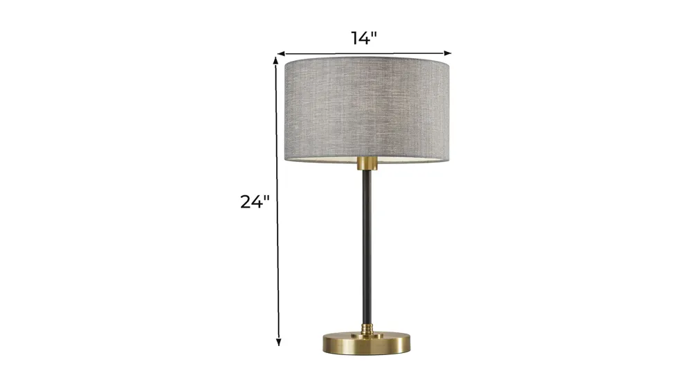 Bergen Table Lamp Dimensions