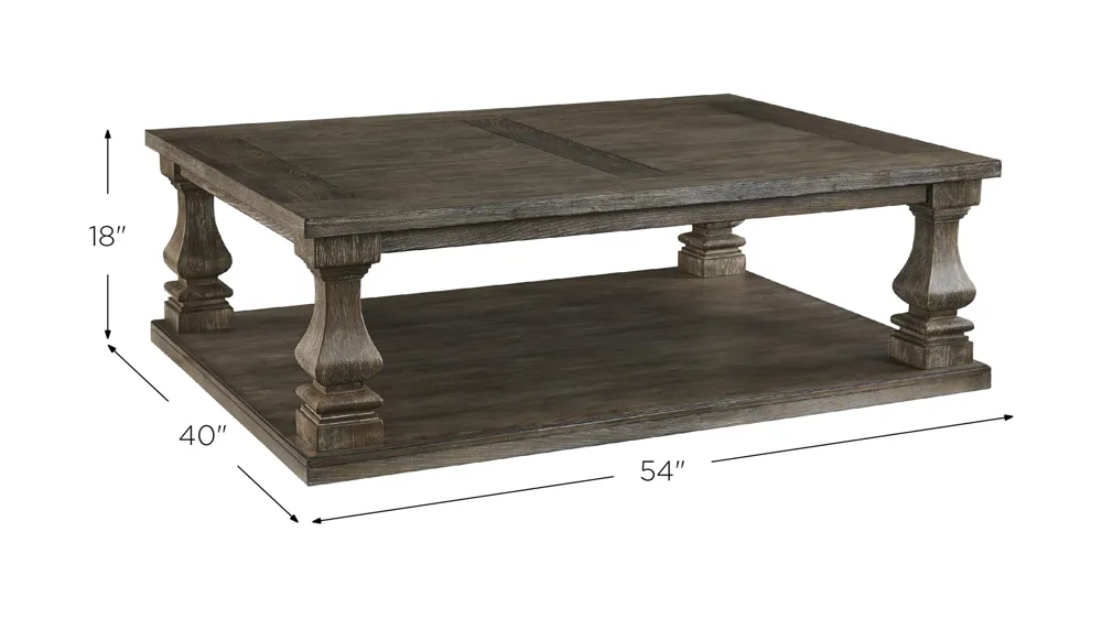Johnelle Coffee Table Dimensions
