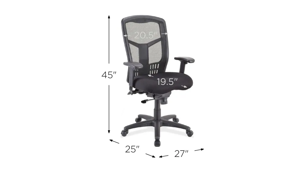 Cloelei Synchro Office Chair Dimensions
