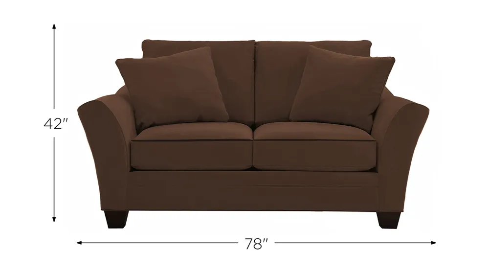 Briarwood Loveseat Dimensions