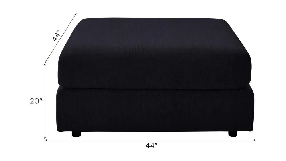 Durango Bumper Ottoman Dimensions