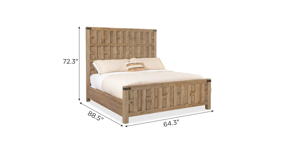 Vineyard Row Panel Bed Dimensions