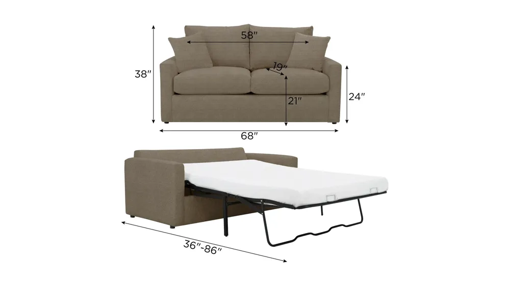 Penny Full Sleeper Dimensions