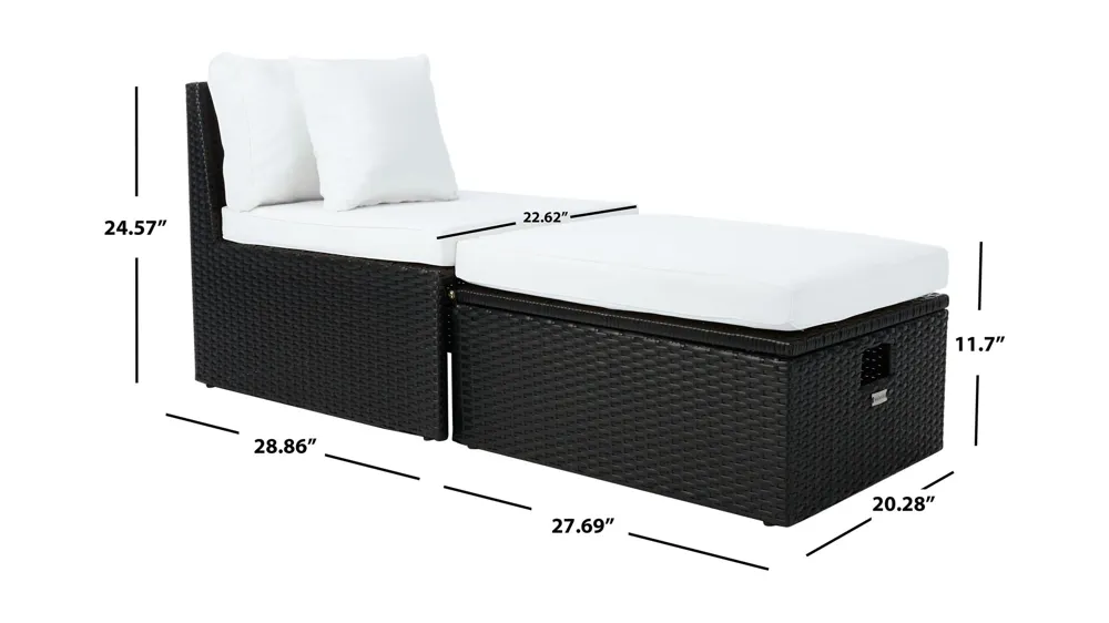 Beatrix 4-pc. Patio Set Dimensions