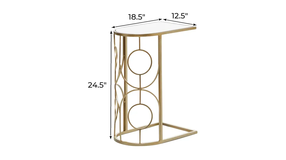 Ivy Collection C Accent Table Dimensions