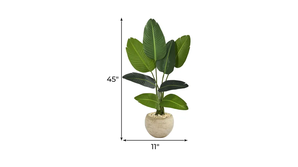 Travelers Palm Artificial Tree Dimensions