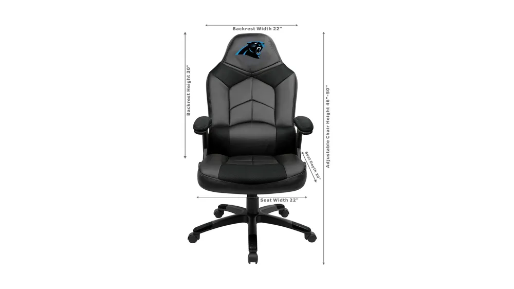 NFL Faux Leather Oversized Gaming Chair Dimensions