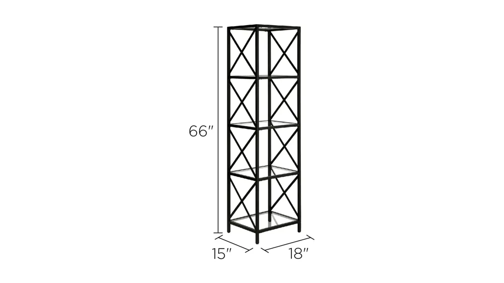 Dione Bookcase Dimensions