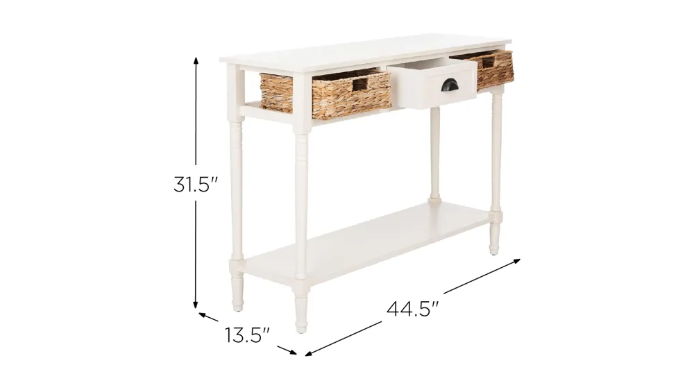 Wolcott Console Table Dimensions