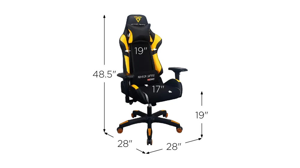 Energy Pro Gaming Chair Dimensions