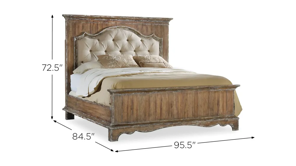 Chatelet Upholstered Panel Bed Dimensions