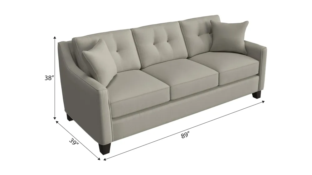 Carmine Queen Sleeper Sofa Dimensions