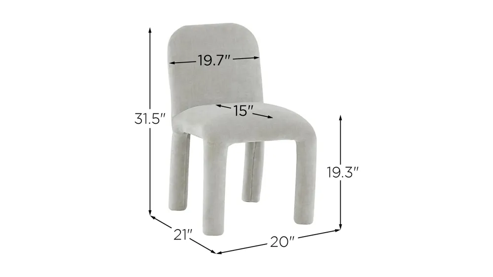 Georgia Dining Chair Dimensions